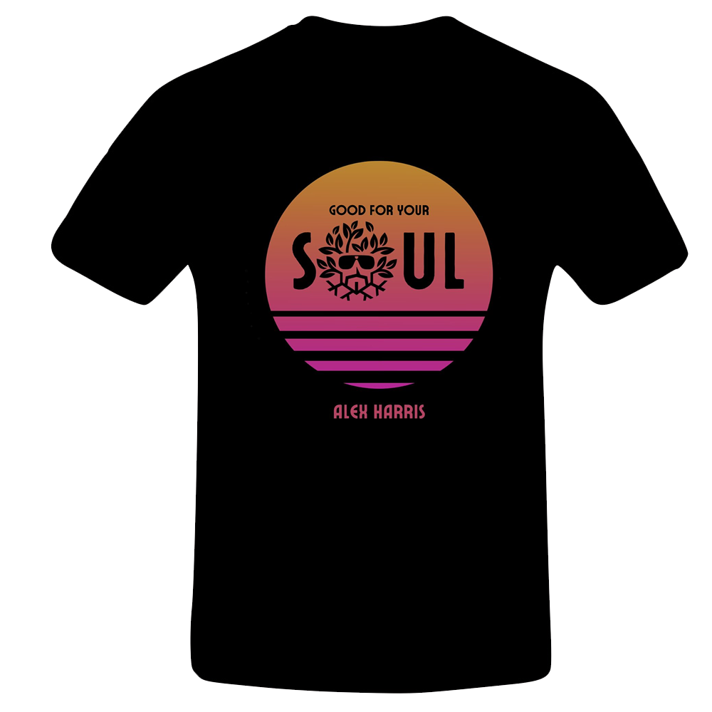 Alex Harris Black TShirt - Soul Logo